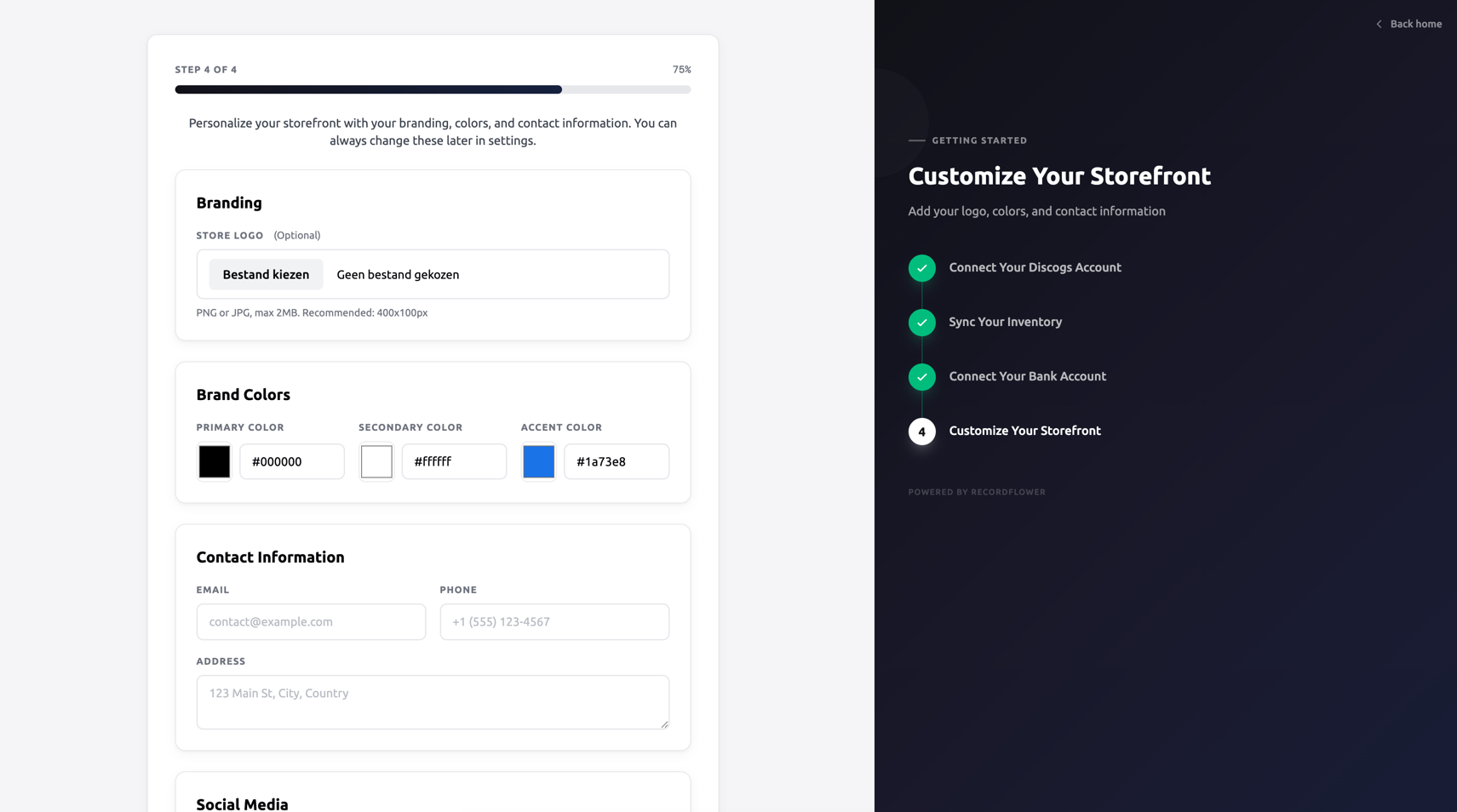 Personalise your webshop